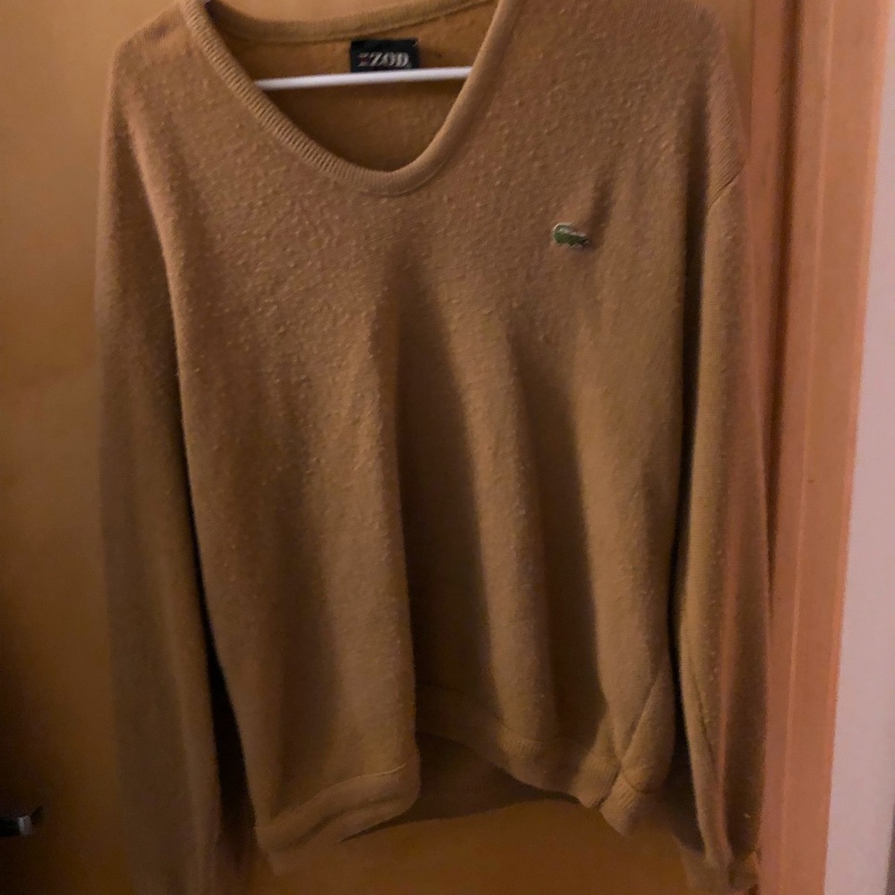 Lacoste tan sweater